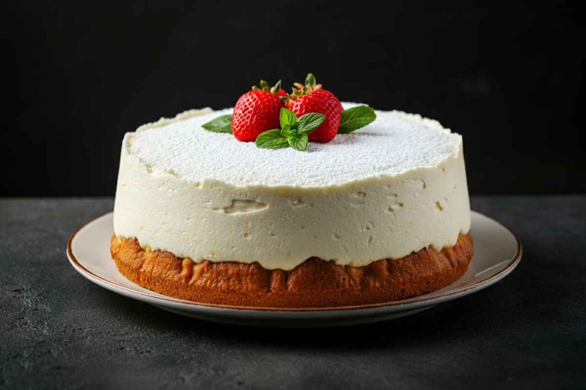 Torta alla ricotta, buonissima