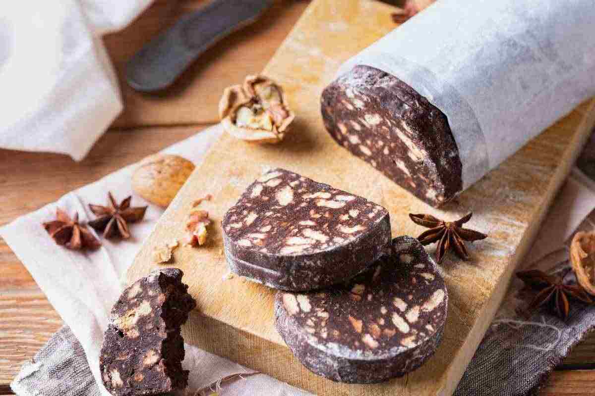 Salame di cioccolato versione light, i dettagli