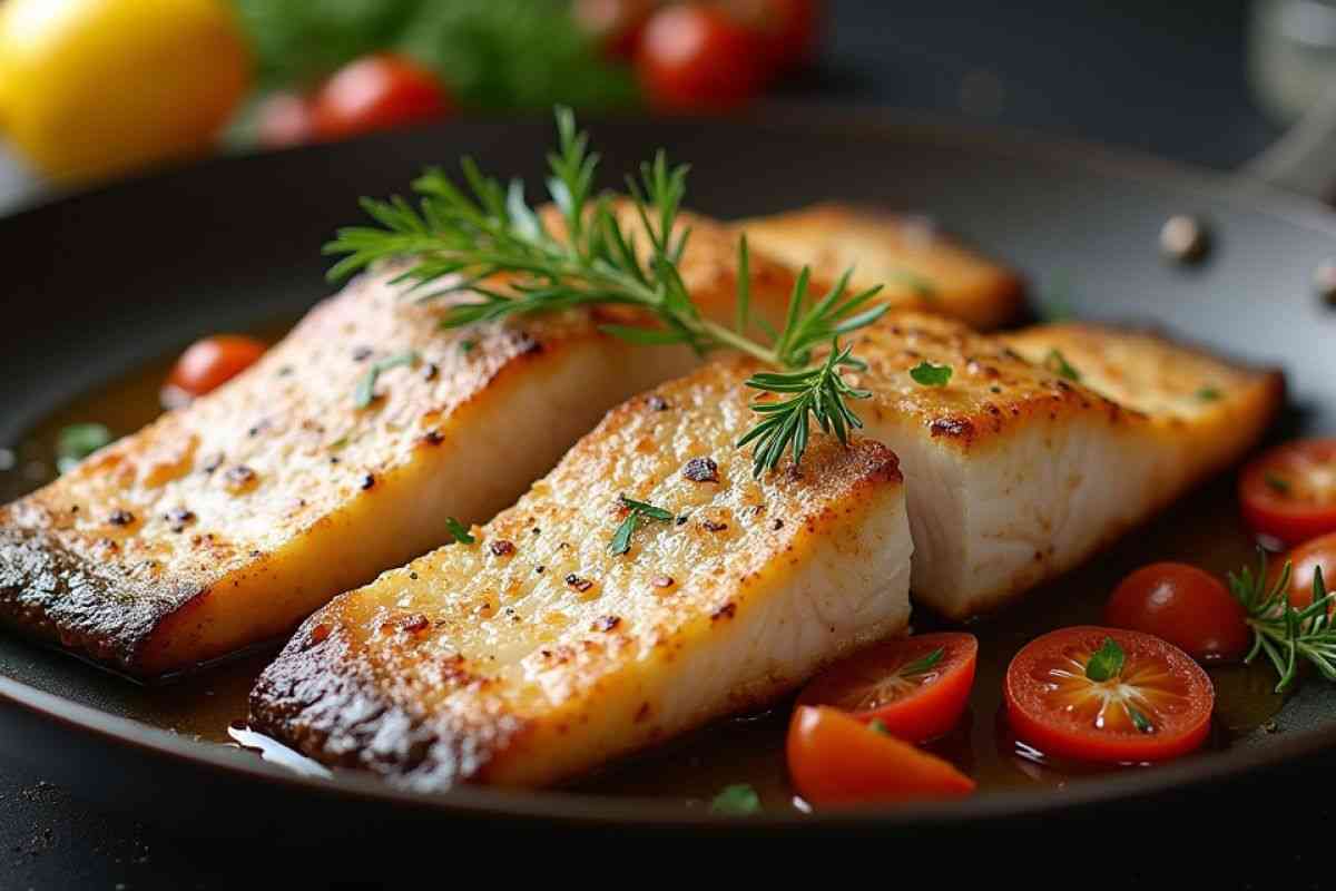 Branzino in padella, ricetta