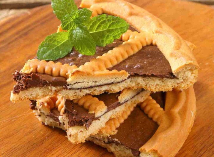 Crostata cioccolato e castagna
