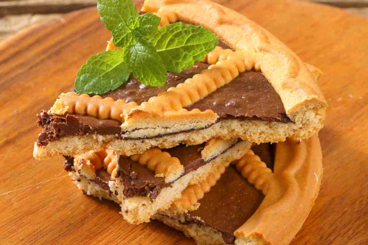 Crostata cioccolato e castagna