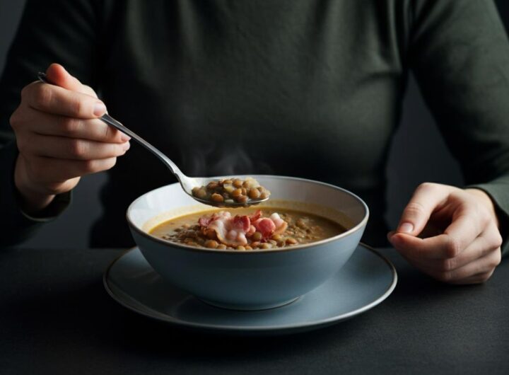 Lenticchie e pancetta