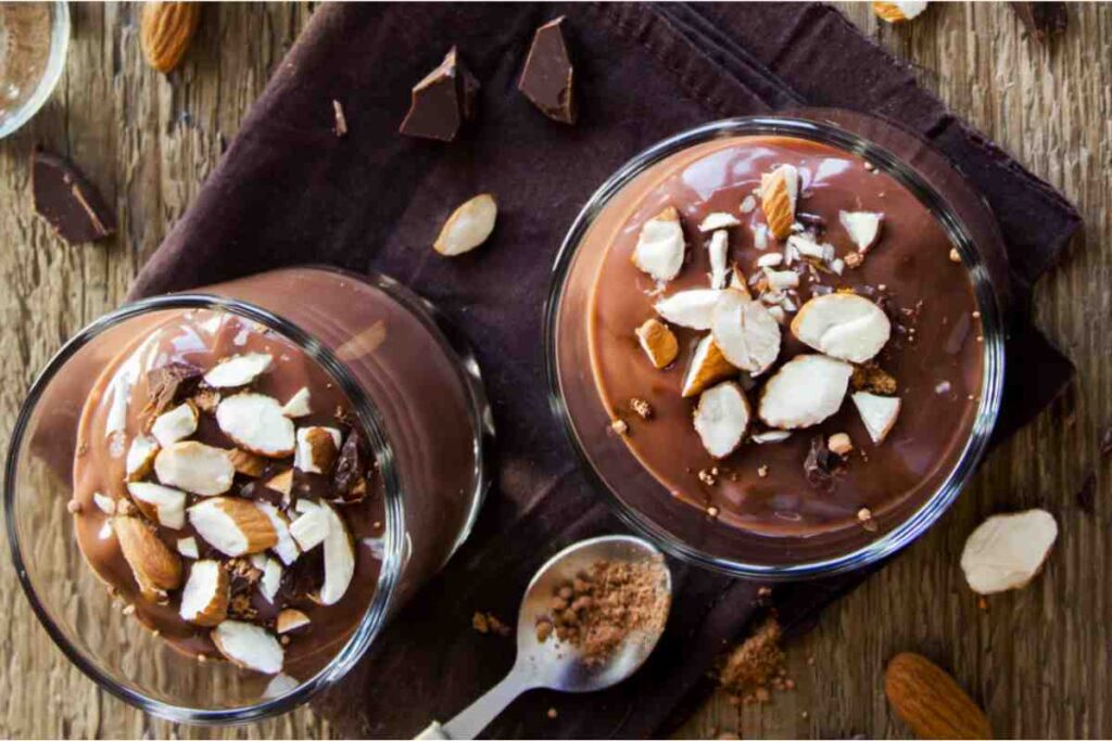 Mousse cachi e cioccolato