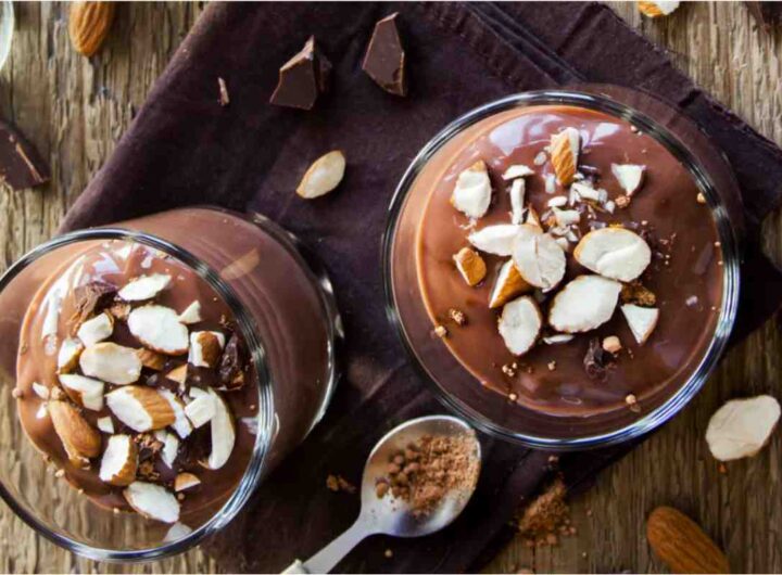 Mousse cachi e cioccolato