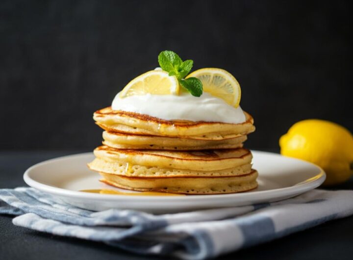 Pancake limone e yogurt, ricetta
