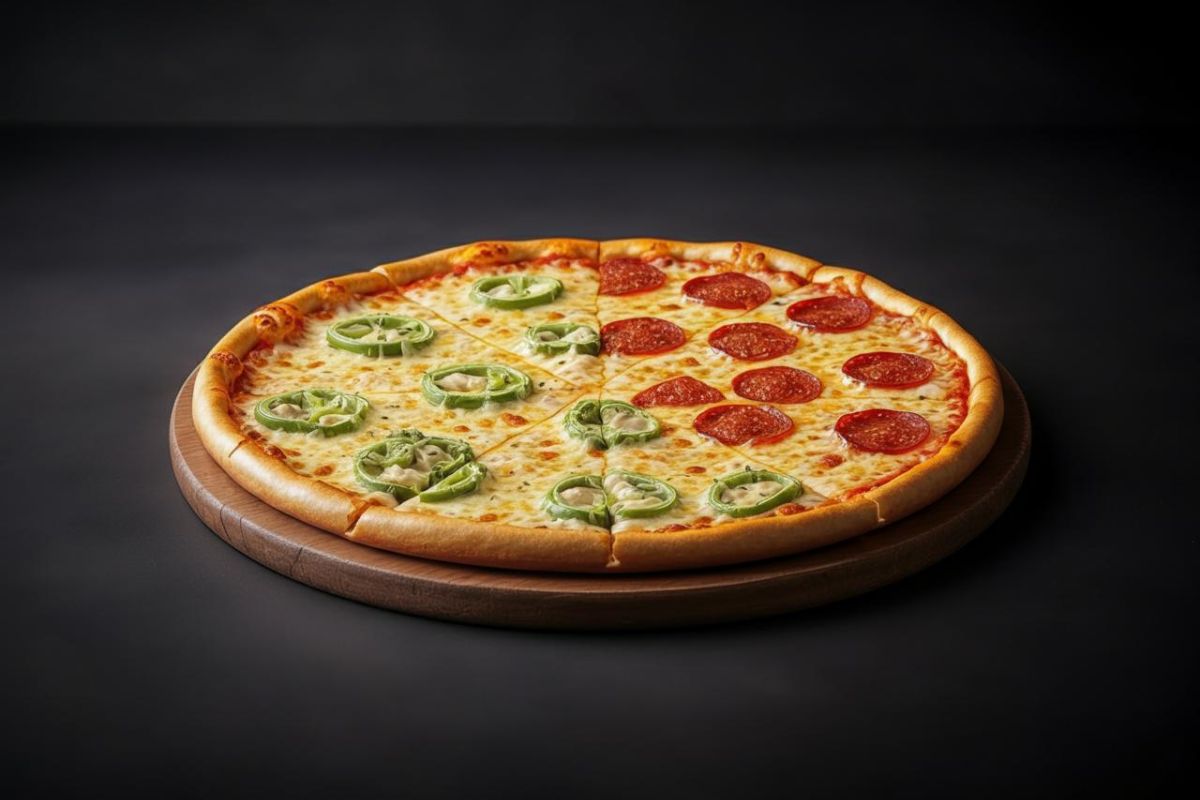 Pizza senza mozzarella