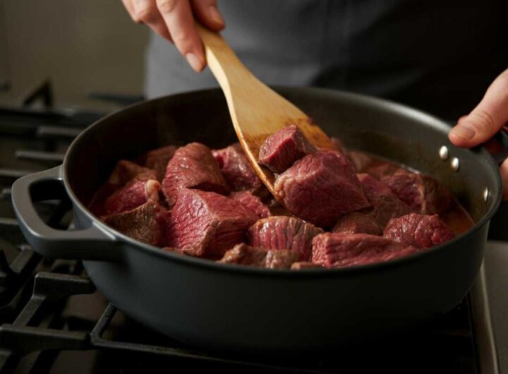 Spezzatino di manzo, preparazione