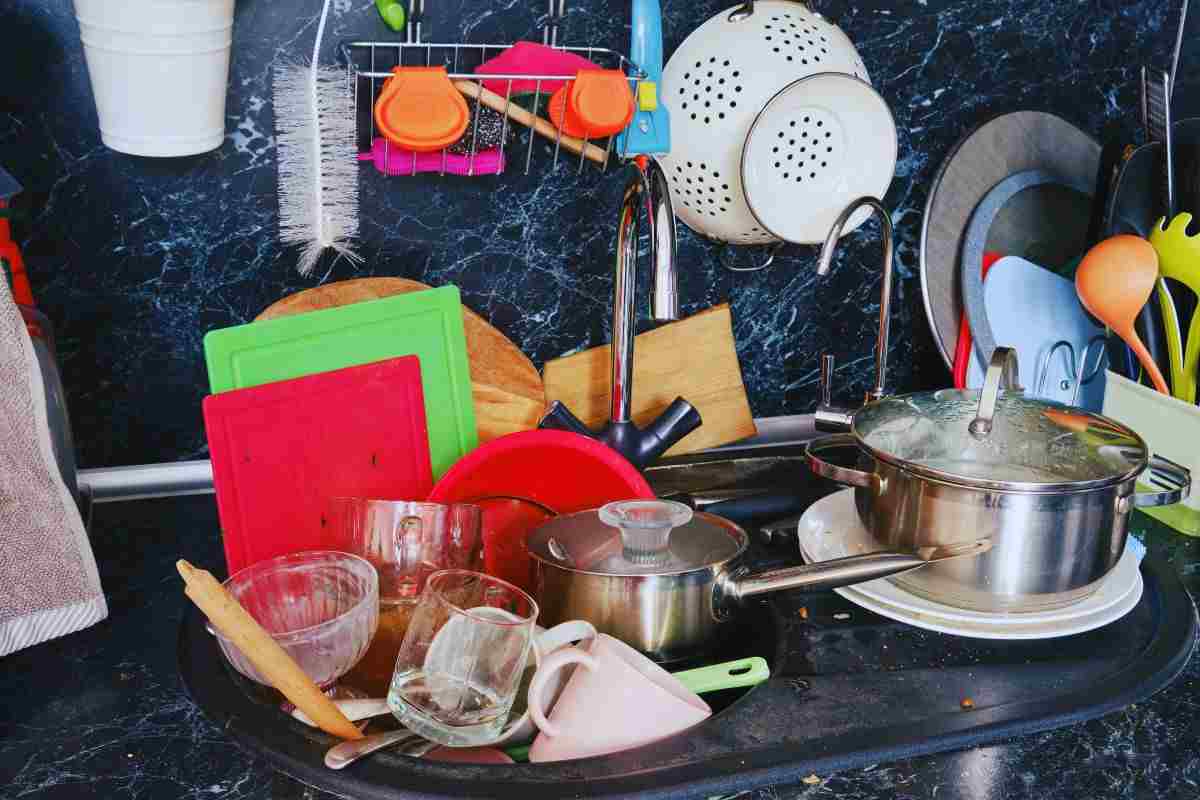 gli oggetti da sostituire in cucina