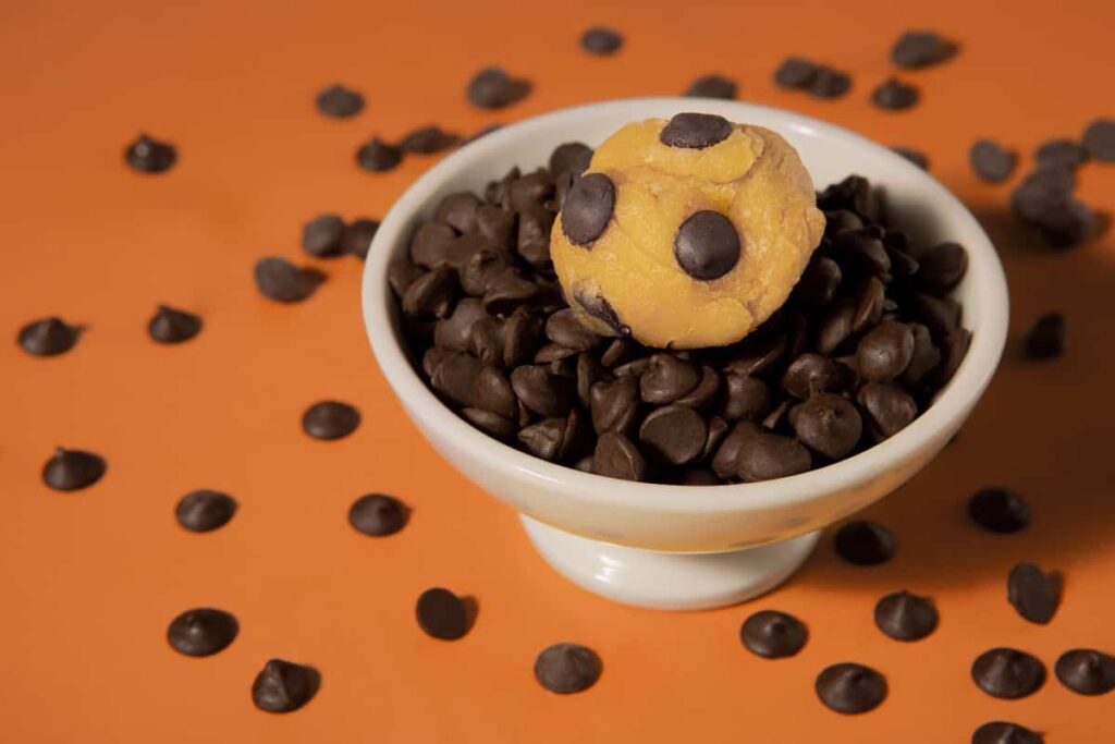 dolce con gocce di cioccolato