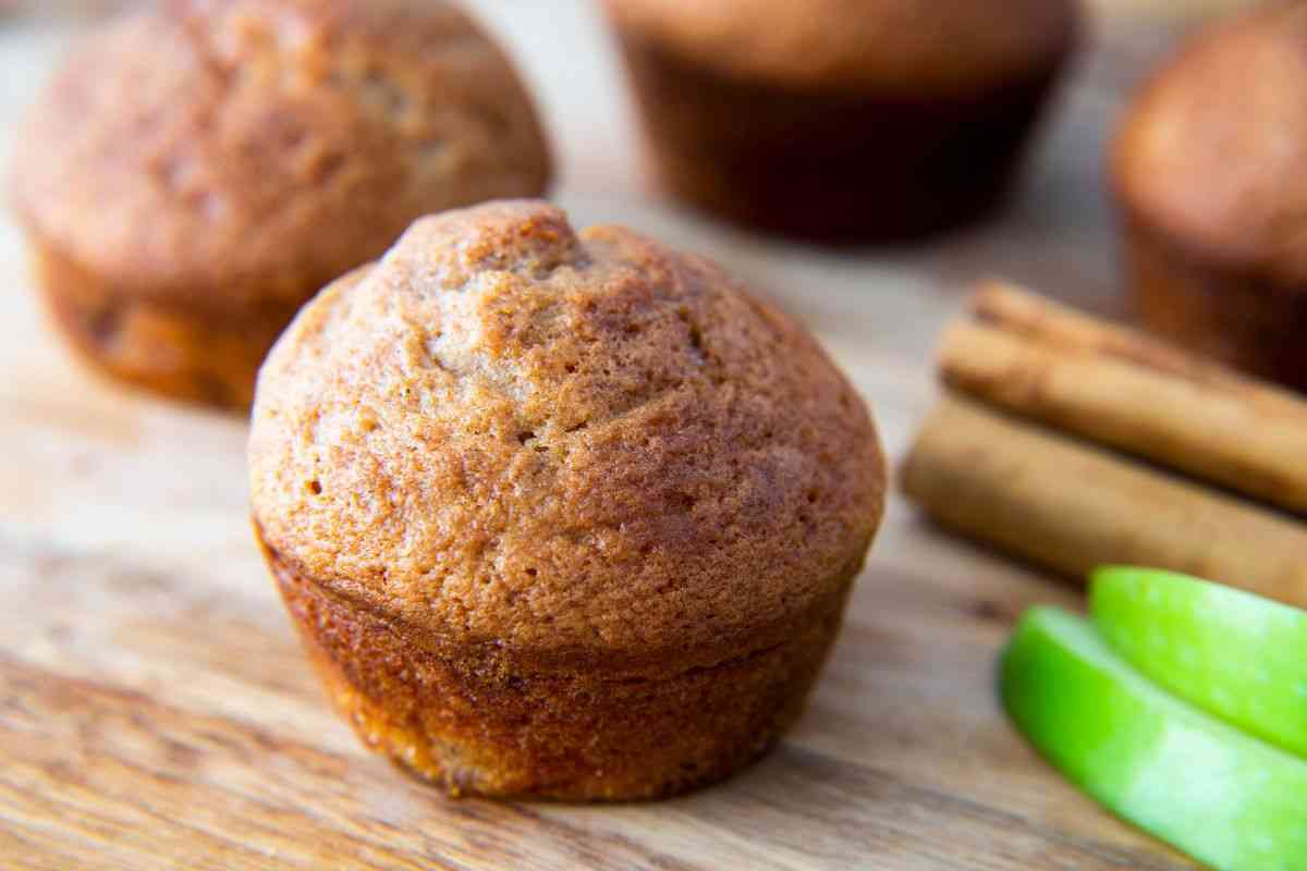 muffin mele e cannella ricetta