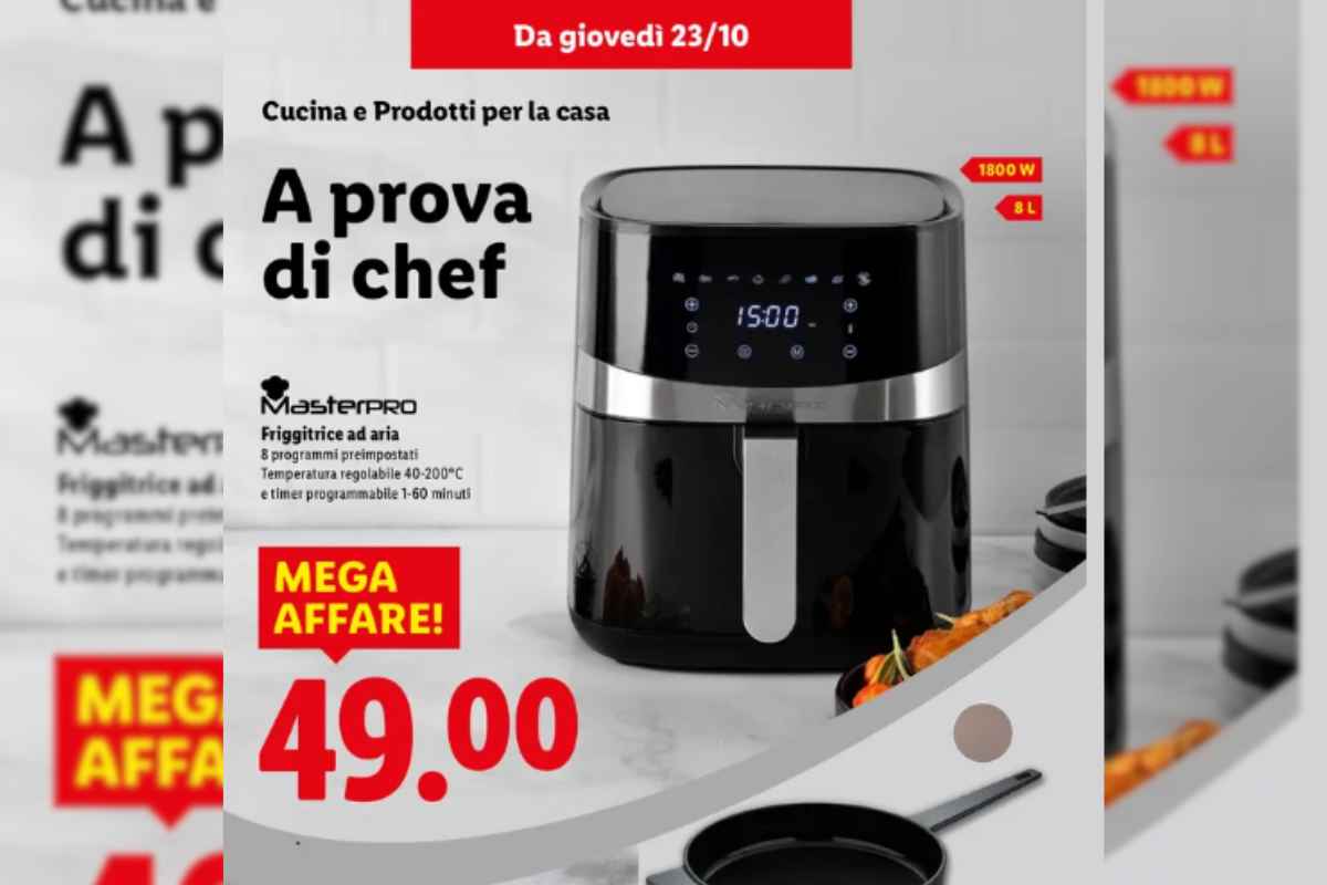 offerta lidl friggitrice