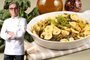 trucco di bruno barbieri per le orecchiette alle cime di rapa stellate