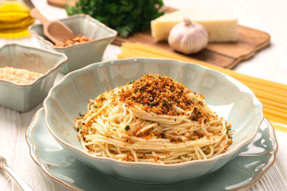 ricetta pasta mollica di pane