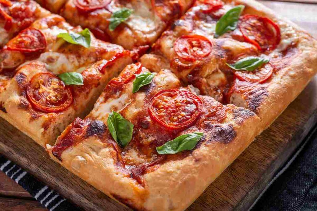 pizza in teglia senza impasto