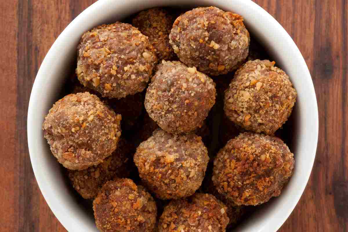 Polpette light di piselli