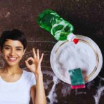 sale e detersivo per le pulizie