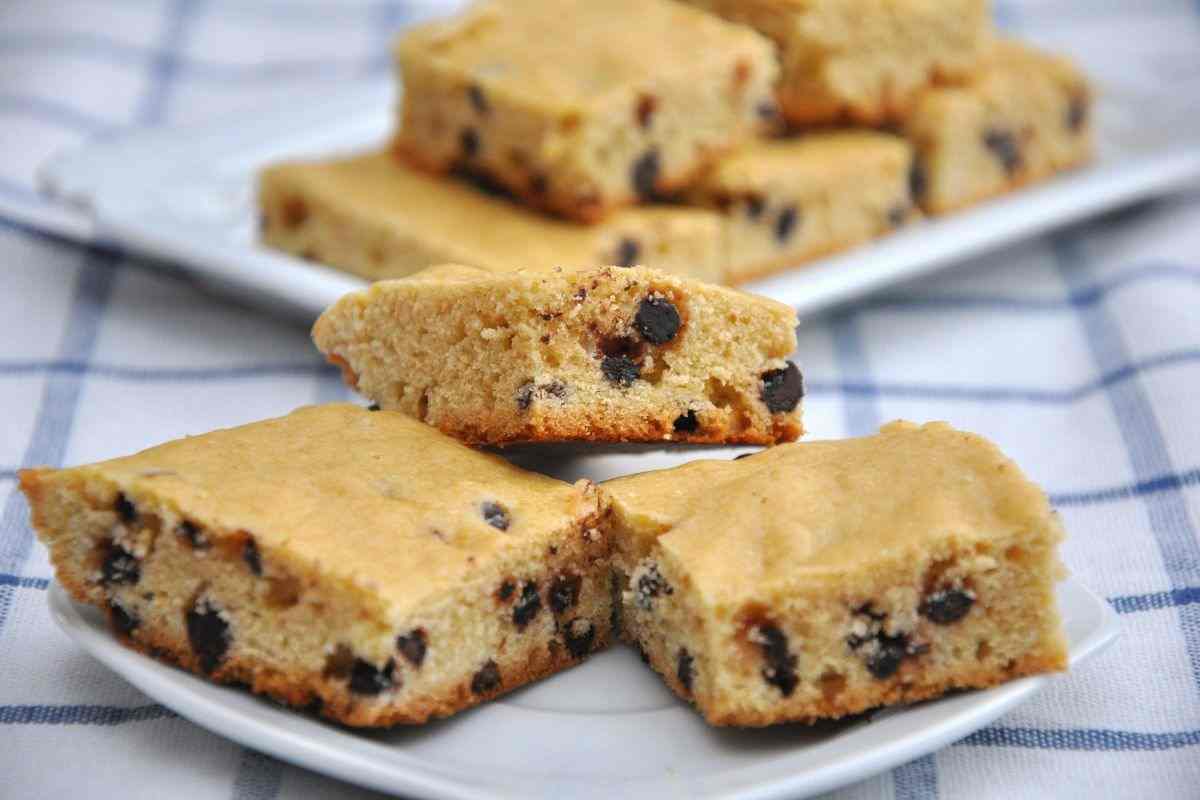 torta cachi e gocce cioccolato