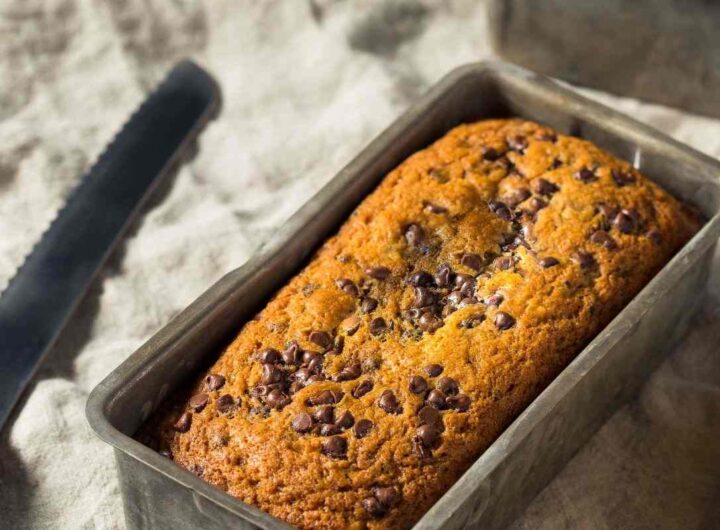 torta cachi e gocce cioccolato