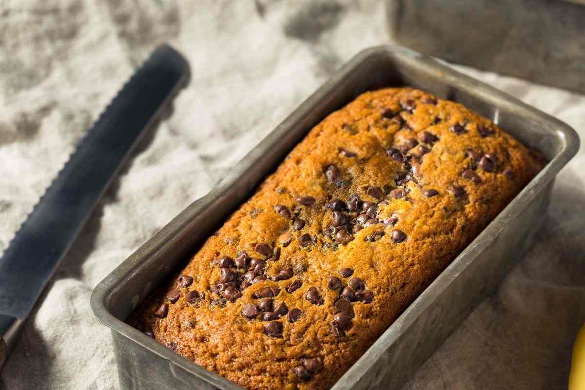 torta cachi e gocce cioccolato