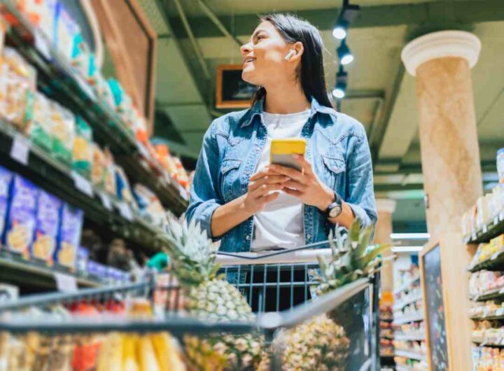 Donna supermercato