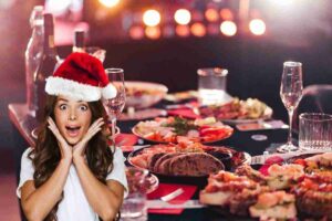 ricetta ghirlanda di pizza per l'antipasto natale