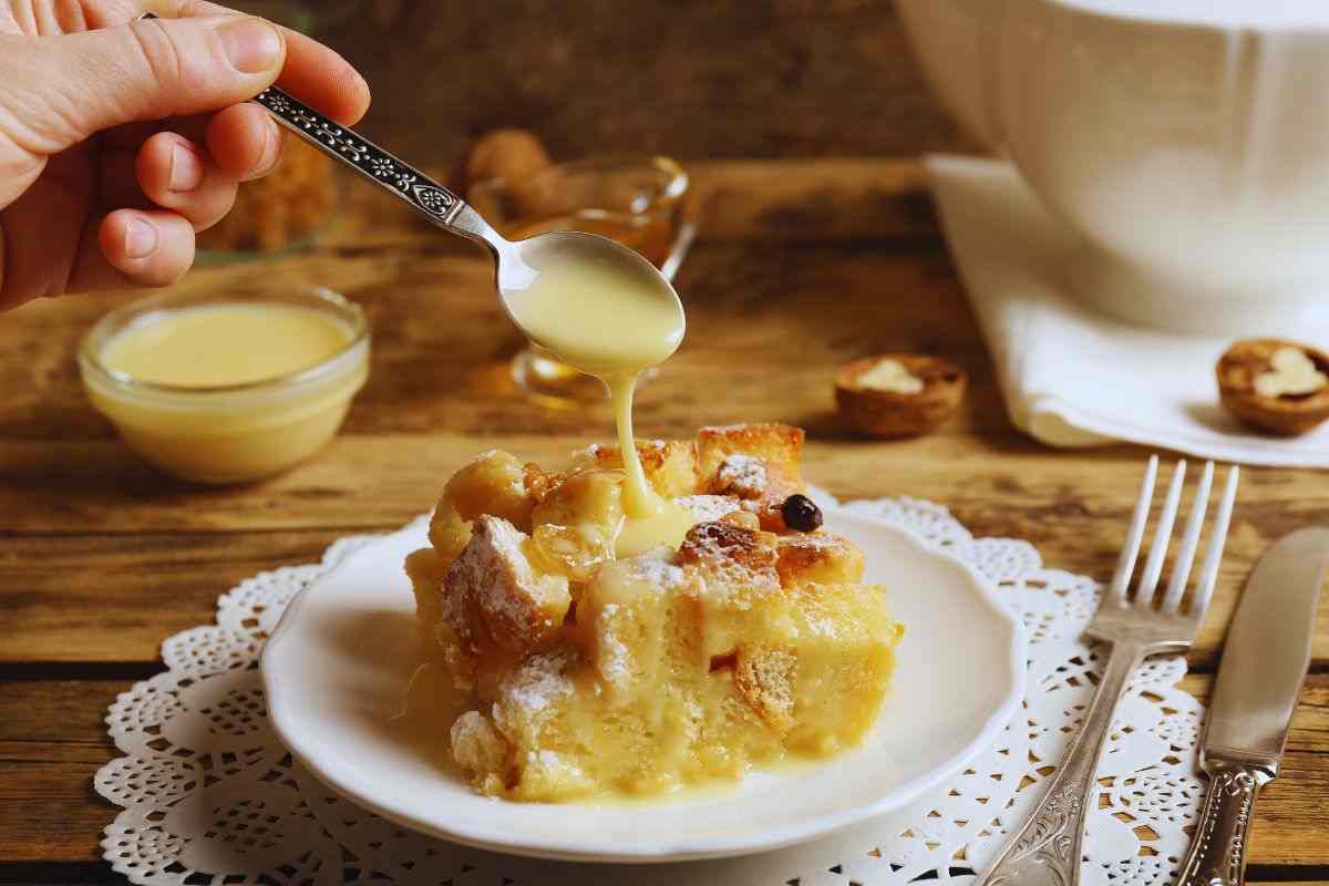 ricetta del budino di pane