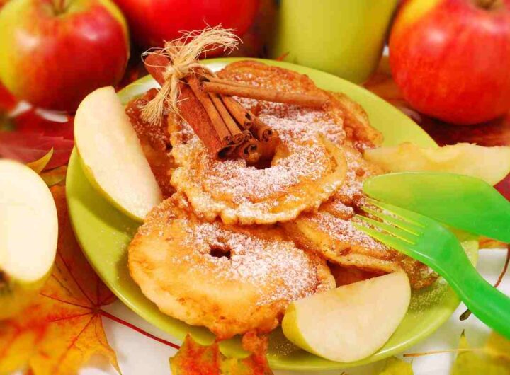 frittelle alle mele in forno