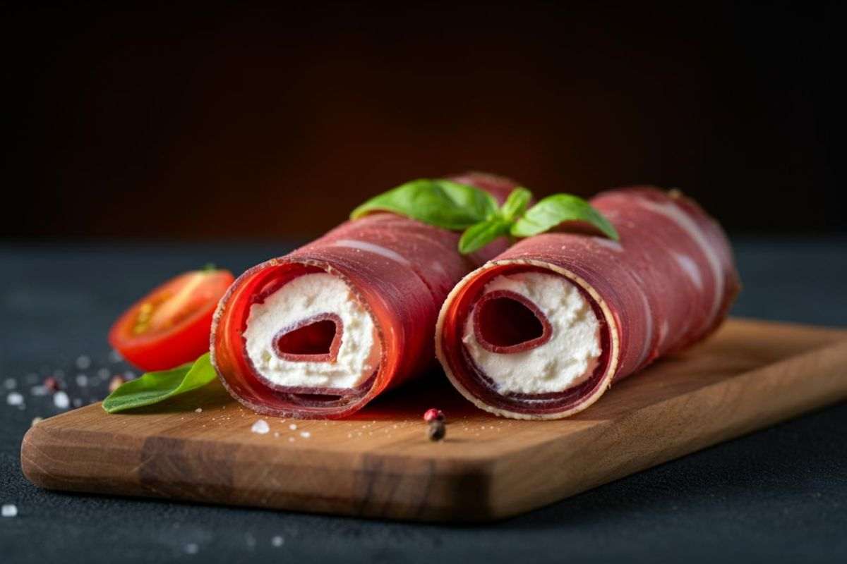 Involtini bresaola e ricotta 