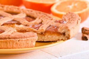 crostata croccante con crumble ai cookies