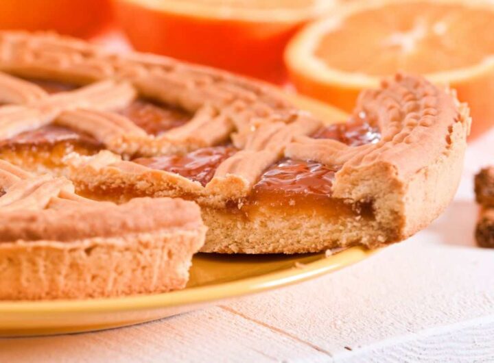 crostata croccante con crumble ai cookies