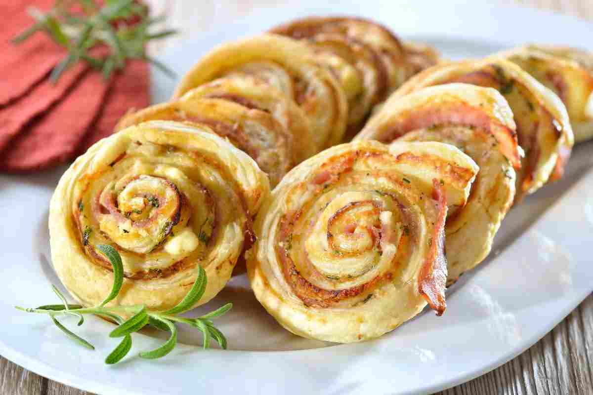 ricetta girelle di pasta sfoglia