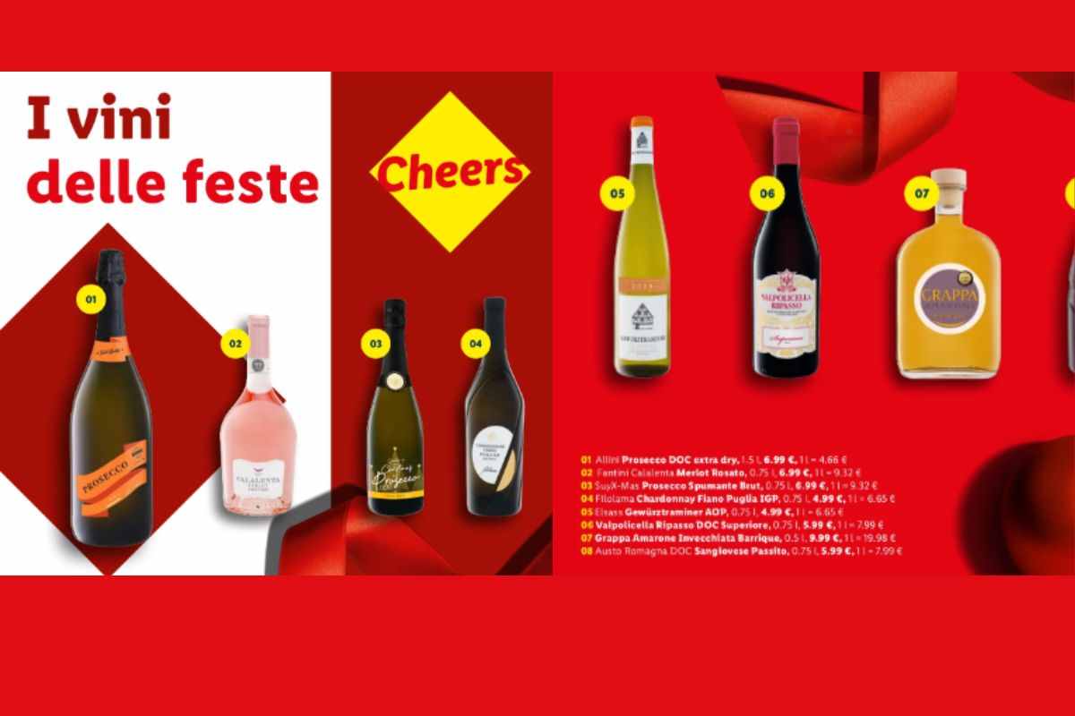i vini delle feste di lidl