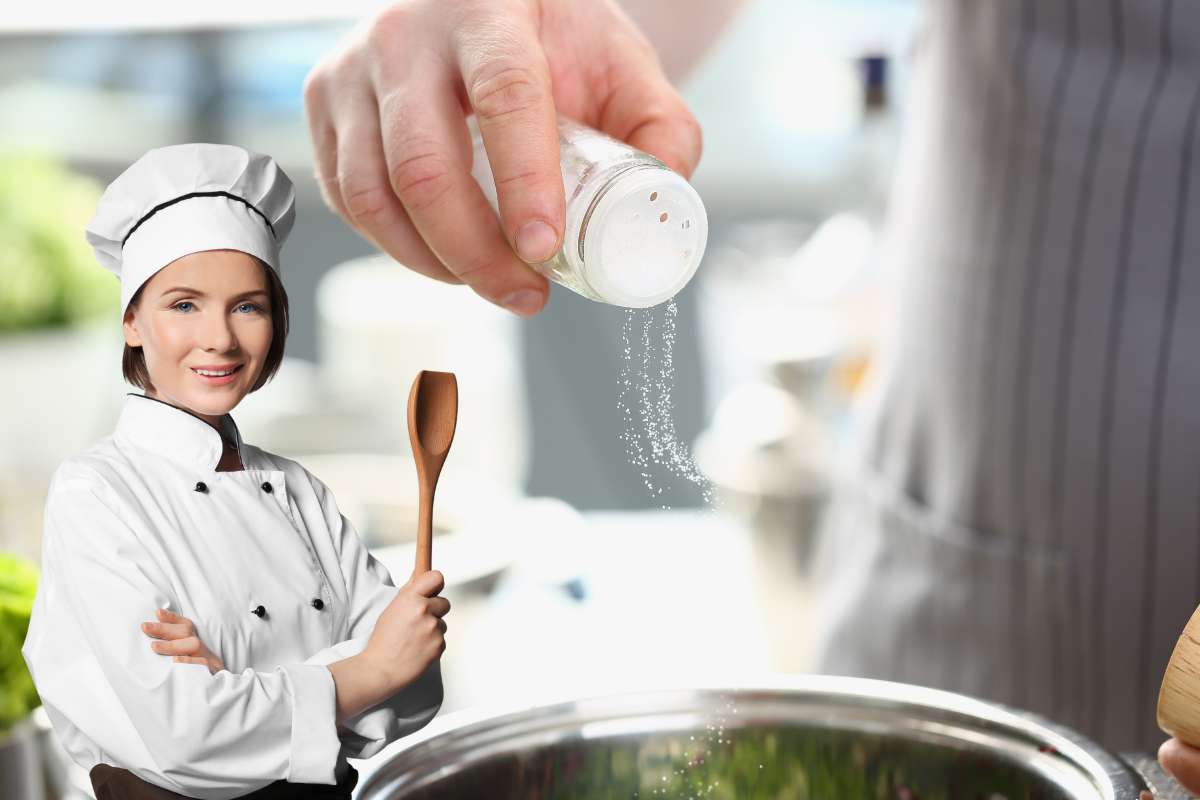 mettere sale chef