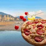 Focaccia da sogno in un borgo sul mare, dove si trova