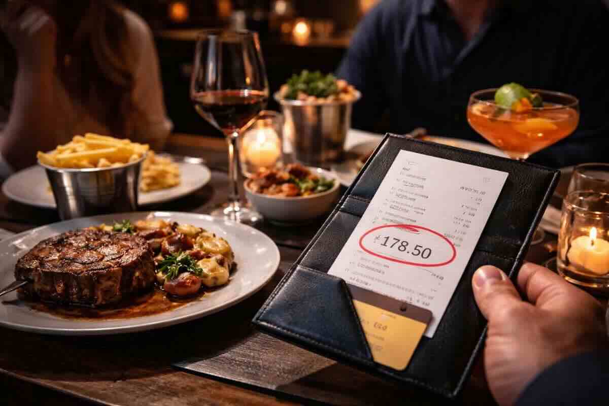 Conto salato ristorante