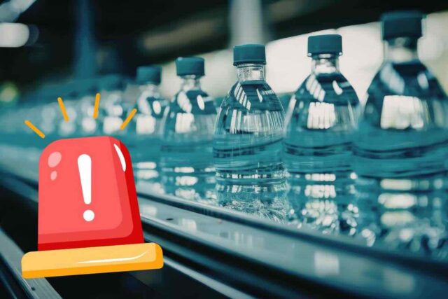 Acque in bottiglia con inquinanti