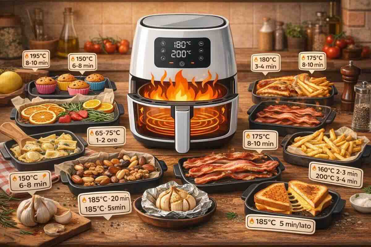 Come usare la friggitrice ad aria