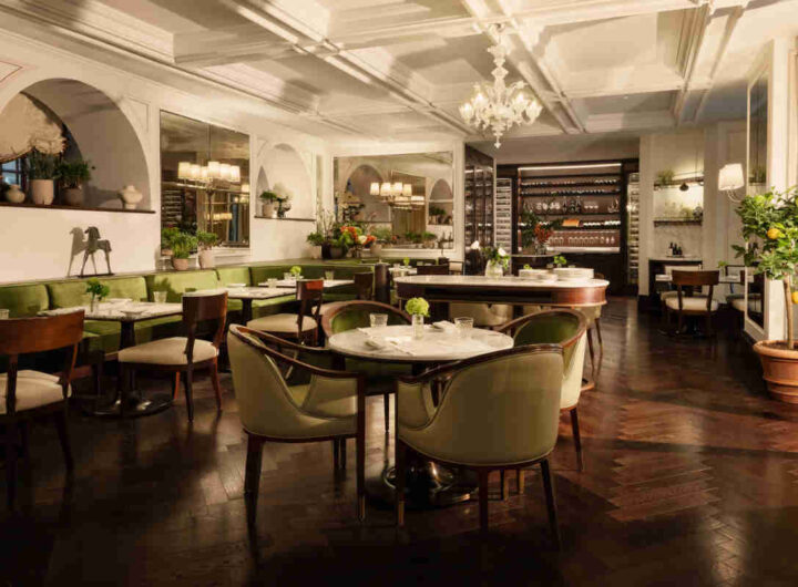 Interno del ristorante Viride di Carlo Cracco a Roma