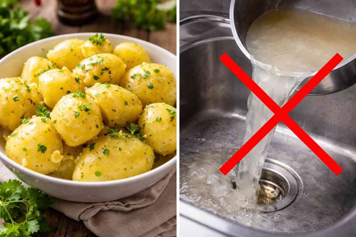 acqua patate lesse non buttarla