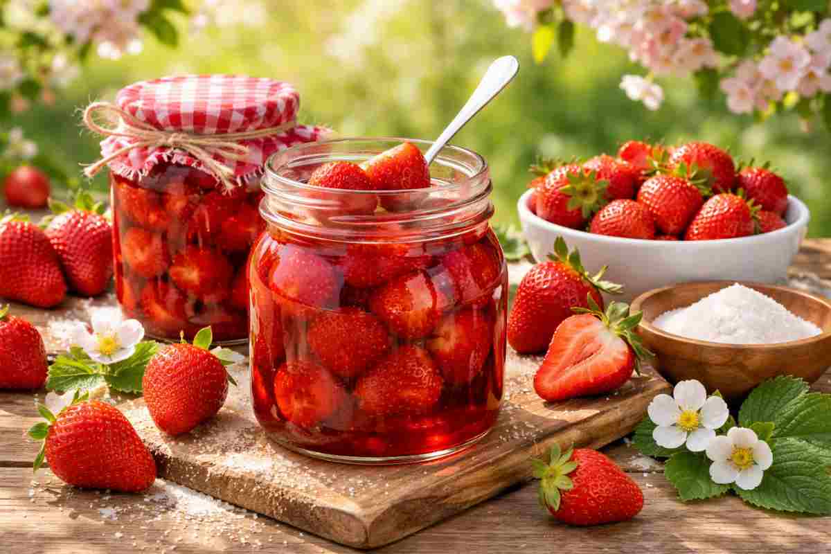 fragole sciroppate ricetta