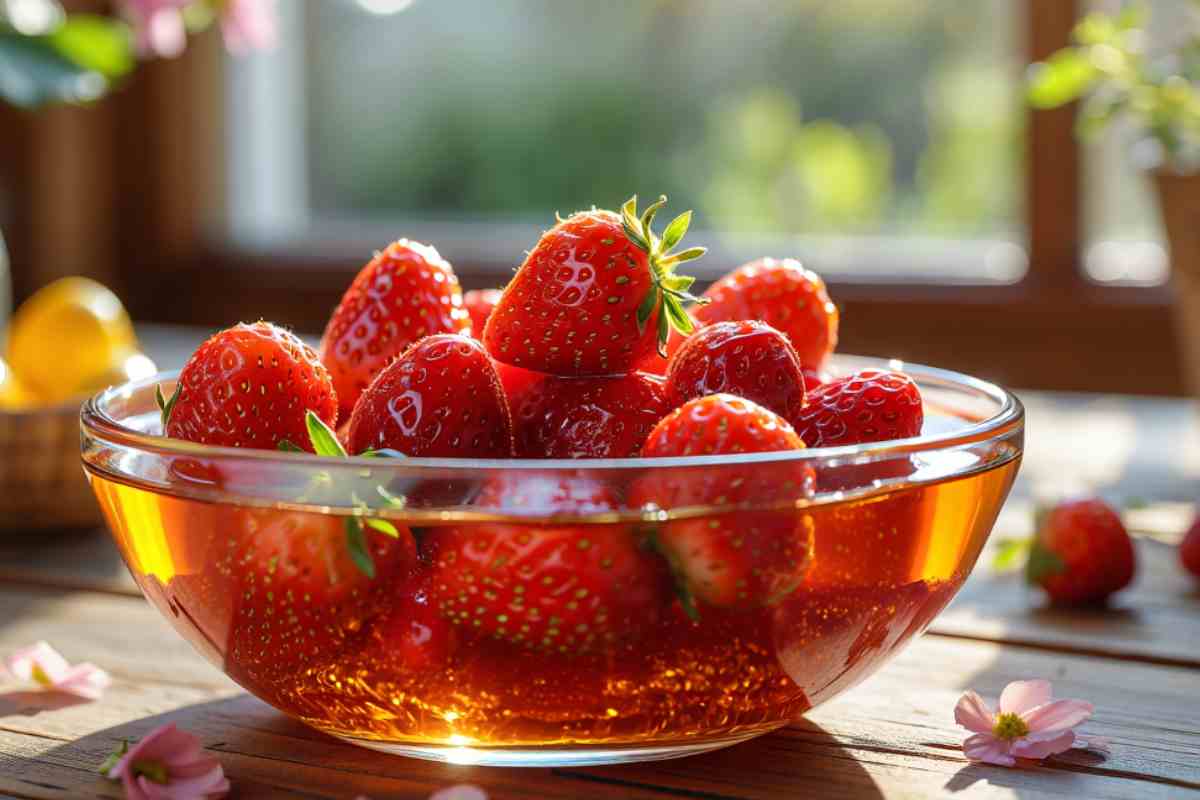 fragole sciroppate ricetta