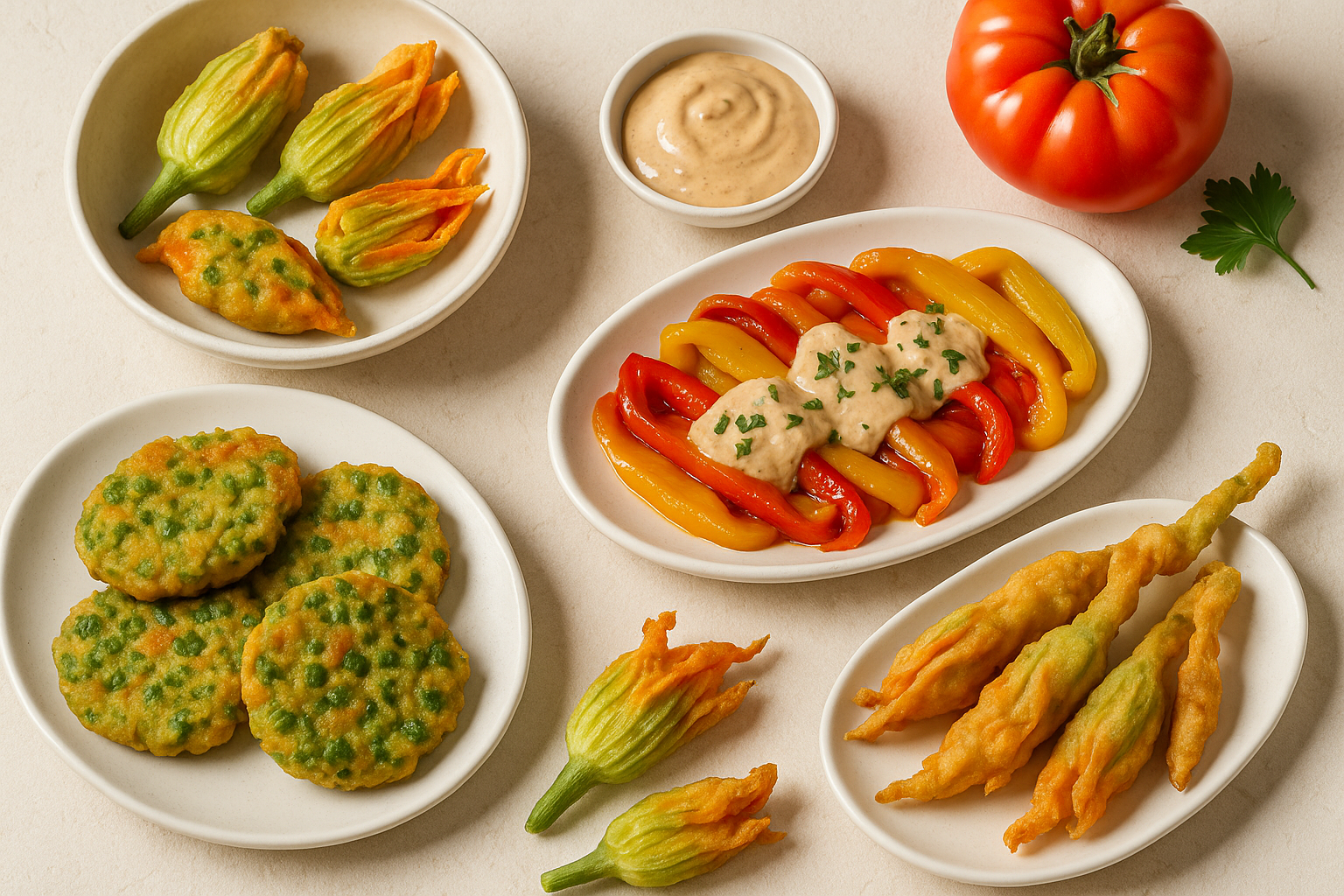Fiori di zucca, peperoni tonnati e antipasti estivi: 5 stuzzichini freddi per aperitivi e cene all'aperto (2)
