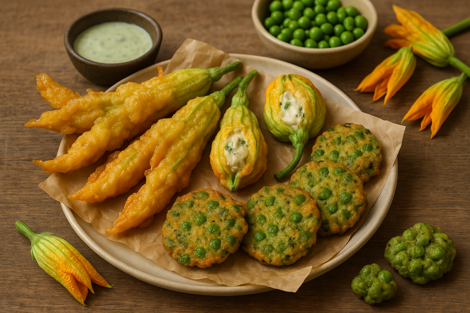 Fiori di zucca e verdure estive in pastella: le ricette croccanti per l'antipasto