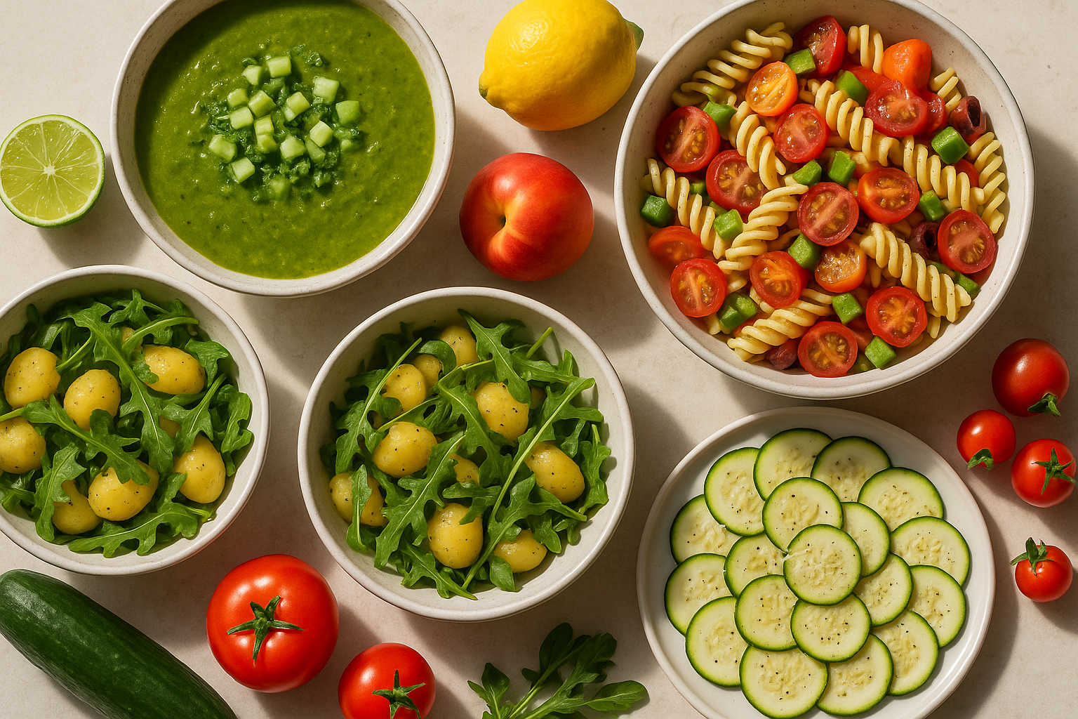 Piatti freschi e leggeri contro l'afa: 8 ricette estive per mangiare bene quando fa caldo