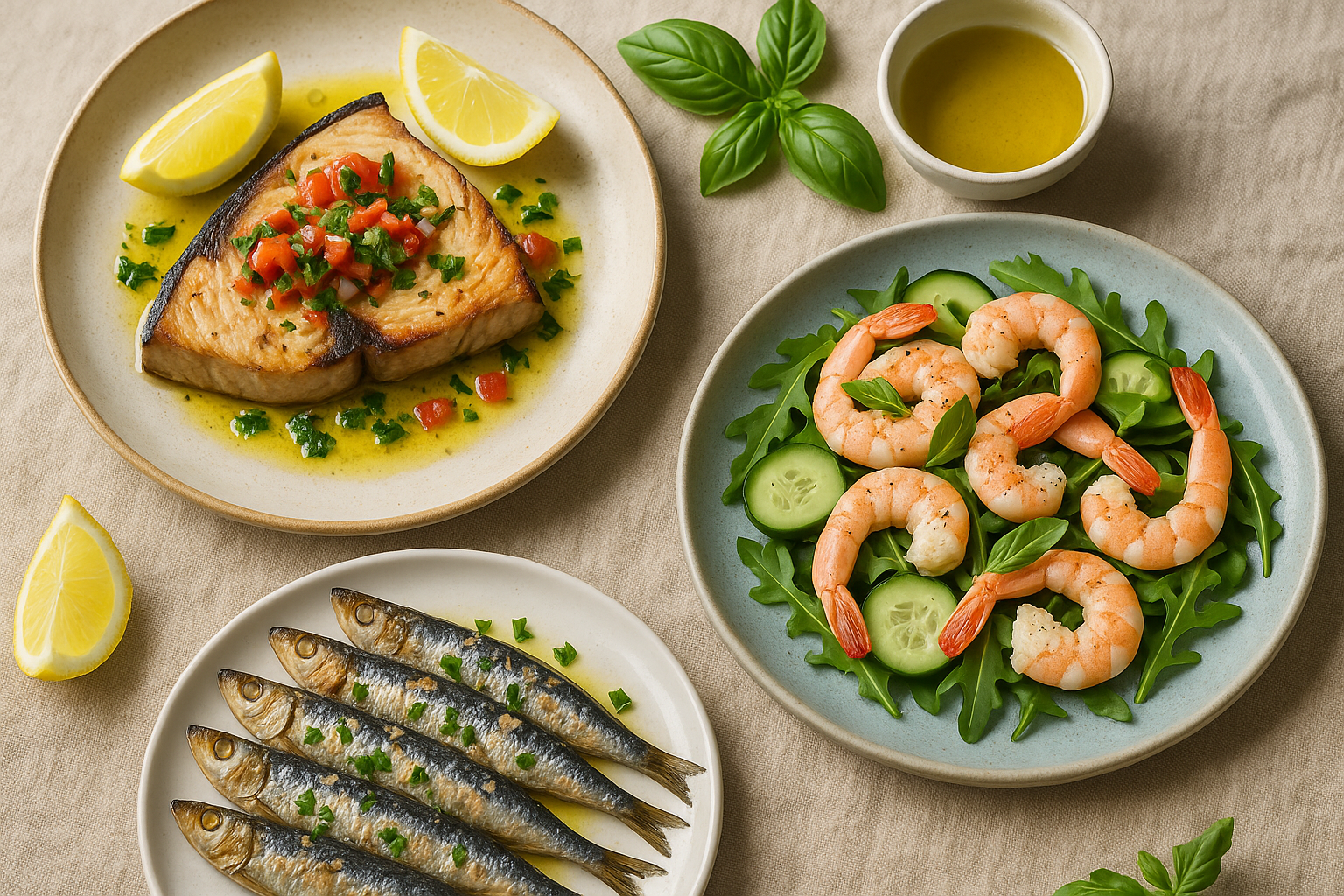 Pesce estivo: sardine alla pizzaiola, pesce spada congelato e pasta con mazzancolle (2)