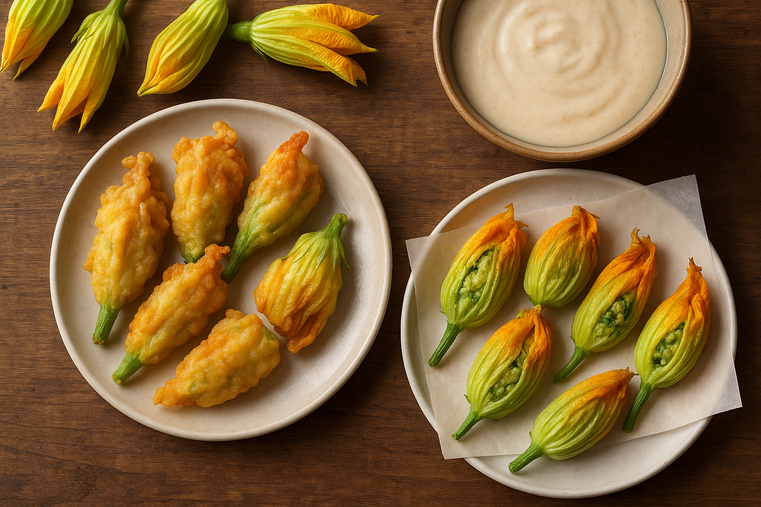 Fiori di zucca: dalla pastella fritta ai ripieni vegetariani, due modi per cucinare l'antipasto estivo