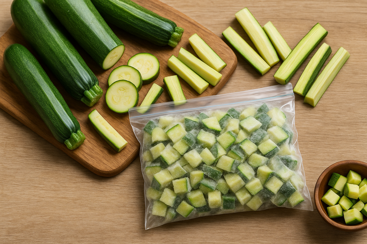 Si possono congelare le zucchine? Guida pratica alla conservazione dell'ortaggio estivo