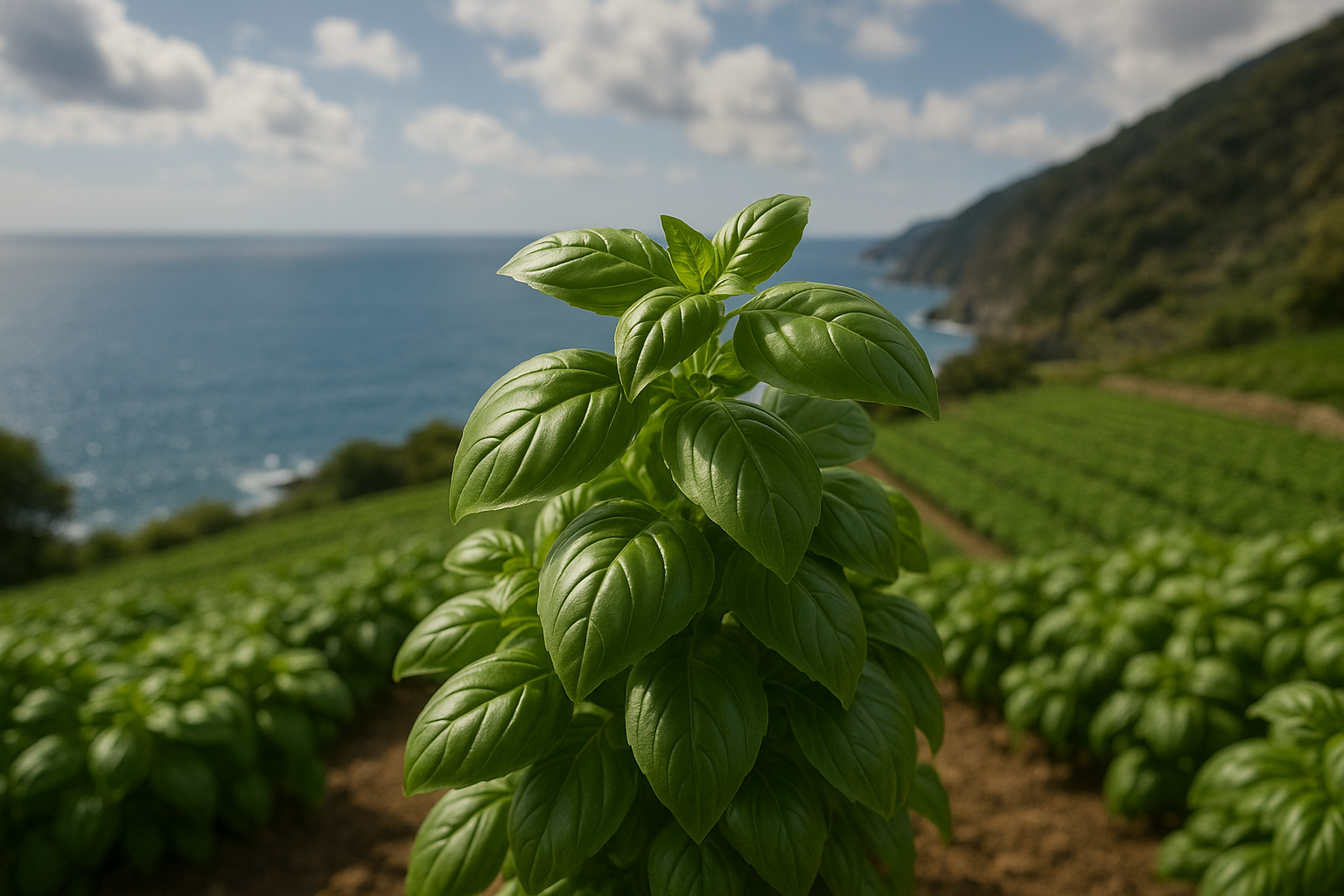 Basilico genovese: perché il clima della Liguria lo rende unico per il pesto