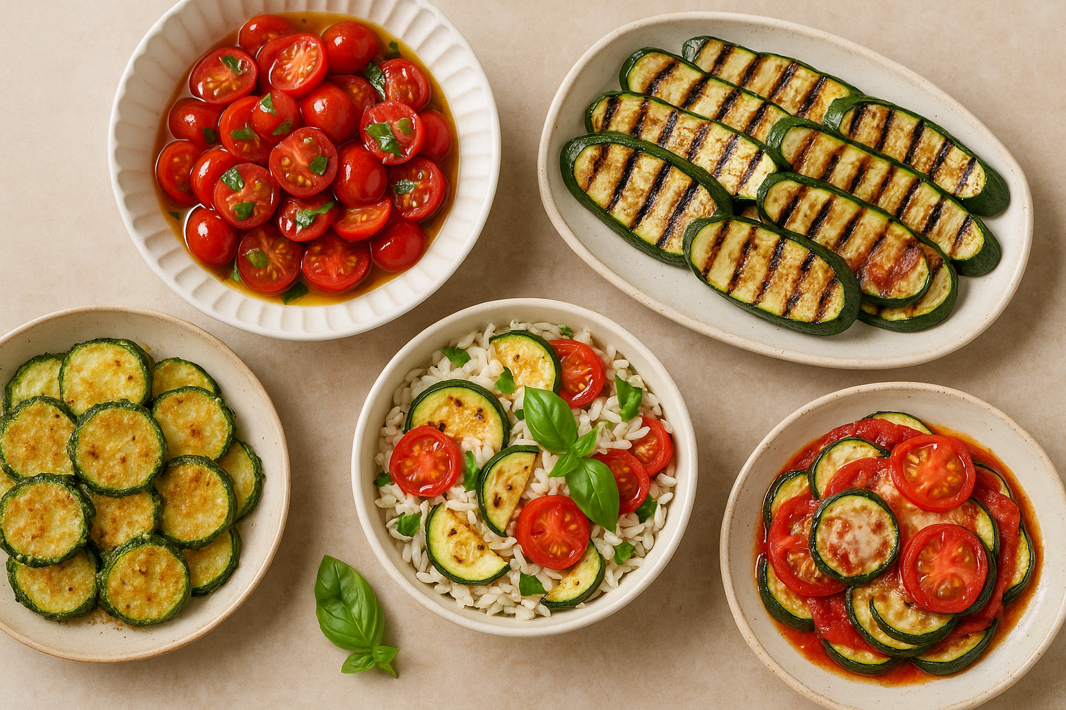 Contorni e verdure grigliate estive: zucchine, pomodorini marinati e ricette veloci in padella (2)