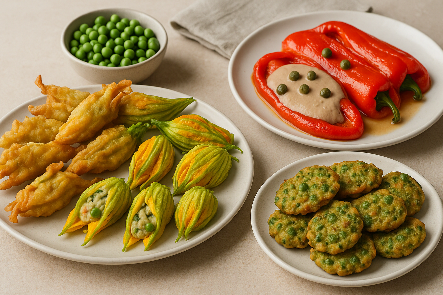 Fiori di zucca, peperoni tonnati e antipasti estivi: 5 stuzzichini freddi per aperitivi e cene all'aperto